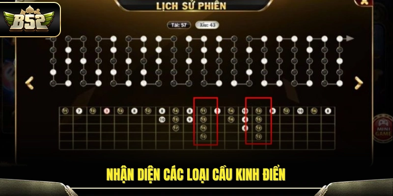 Những dạng cầu tài xỉu thường gặp trên bàn chơi